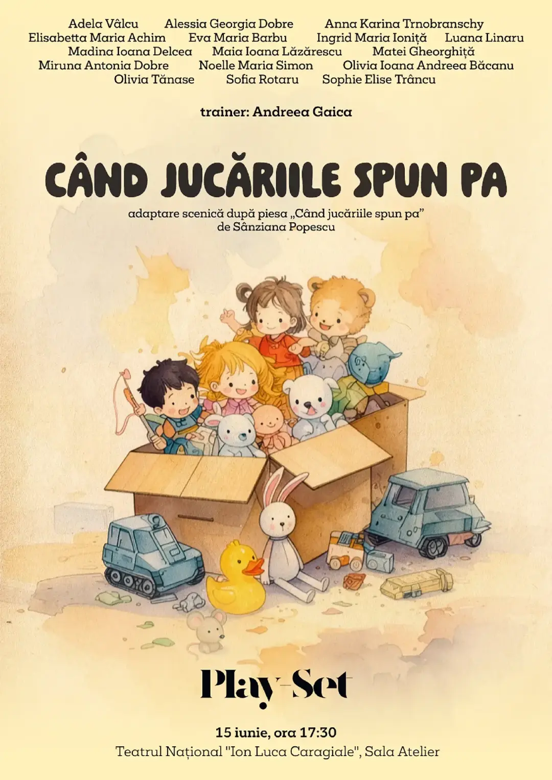 Când jucăriile spun pa